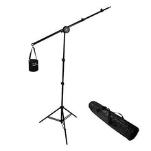 Load image into Gallery viewer, LimoStudio Photo Video Studio Overhead Hair Boom Light Stand, 86&quot; Tall and 74.5&quot; Extended, AGG809
