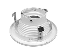 Load image into Gallery viewer, NICOR Lighting 4 inch White Recessed Baffle Trim for MR16 Bulb (14002)
