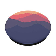 Load image into Gallery viewer, Peach, Pink, Purple, Blue Mountains PopSockets PopGrip: Swappable Grip for Phones &amp; Tablets
