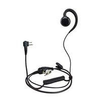 ProMaxPower Two Way Radio 1-Wire C-Shape Swivel Headset Earpiece PTT for Motorola CP88, CP100, CP200D, CLS1110, CLS1410, Mag One BPR40