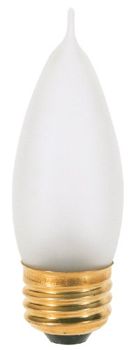 Satco Products S3767 120-Volt 25CA10 Medium Base Frost Light Bulb