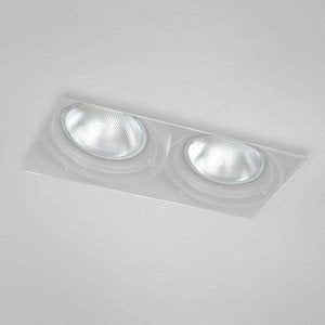 Eurofase TE222 2-Light PAR30 Trimless Multiple Recessed Light Fixture, White