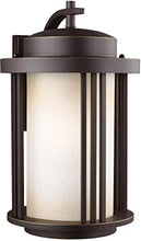Load image into Gallery viewer, Sea Gull Lighting 8847901EN3-71 Crowell Outdoor Wall Lantern Outside Fixture, Large One - Light, Antique Bronze
