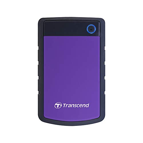 Transcend Storejet 2 Tb Portable Usb 3.0 Hard Disk (Ts2 Tsj25 H3 P), Purple
