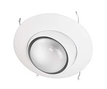 Load image into Gallery viewer, Nicor Lighting 6 Inch White Recessed Eyeball Trim Designed For 6 Inch Housings (17506 Wh)
