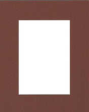 Load image into Gallery viewer, Pack of (5) 24x36 Acid Free White Core Picture Mats Cut for 20x30 Pictures in Brown
