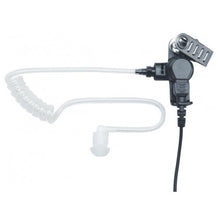Load image into Gallery viewer, 2-Wire Clear Tube Cloth Fiber Earpiece Clip-On PTT Mic for Vertex VX eVerge EVX (3 Year Warranty)
