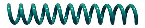 Spiral Coil Binding Spines 8mm (5/16 x 12) 4:1 [pk of 100] Light Teal (PMS 321 C)