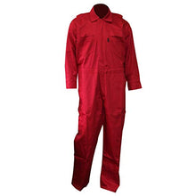 Load image into Gallery viewer, Chicago Protective Apparel 605-FRC-R-L FR Cotton Coverall, Large, Red
