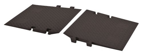 Cross-Guard CPRP-3-B Polyurethane ADA Compliant Ramp for Linebacker 3 Channel Heavy Duty Cable Protectors, Black , 36