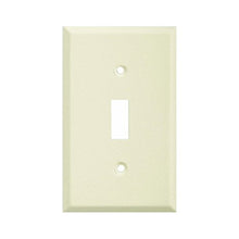 Load image into Gallery viewer, Jackson Deerfield 8IK101 Pro-Plate Single Toggle Wall Plate, Ivory Wrinkle Finish
