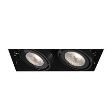 Load image into Gallery viewer, Eurofase Lighting TE212GU10-01 Eurofase Lighting TE212GU10 2 Light 8-1/4&quot; Wide Adjustable Square Recessed Trim
