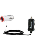Mini 10W Car/Auto DC Charger Designed for The Polaroid XS100 with Gomadic Brand Power Sleep Technology - Designed to Last with TipExchange Technology