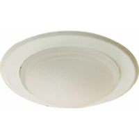 VOLUME LIGHTING V8509-6 White Recessed Drop Opal Shower Trim