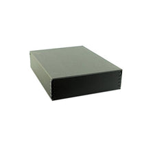 Load image into Gallery viewer, Lineco Drop-Front Storage Boxes black 11 in. x 14 in. x 1 1/2 in.
