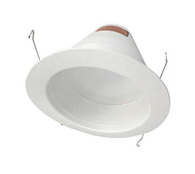 Load image into Gallery viewer, Nicor Lighting 6 Inch White Wet Location Rated Cone Baffle Trim, Fits 6 Inch Housings (17550 Awl)
