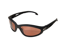 Edge Eyewear TSM215 Dakura Polarized Safety Glasses, Black with Copper