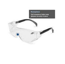 Load image into Gallery viewer, Gateway Safety 6980 Cover2 Safety Glasses Protective Eye Wear - Over-The-Glass (OTG), Clear Lens, Black Temple
