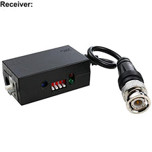 Load image into Gallery viewer, UHPPOTE DC12V 1-CH Active UTP Video Receiver and Transmitter Balun BNC Male
