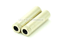 2pcs/lot Silver Laser Diode Metal Housing 12x40mm for 5.6mm To-18 Laser Diode w/ 200-1100nm Collimating Lens