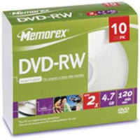 Memorex Products, Inc - 32025538CP3 - Memorex 4.7GB DVD-RW Media