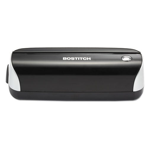 12-Sheet Capacity Electric Three-Hole Punch, Black, Sold as 1 Each