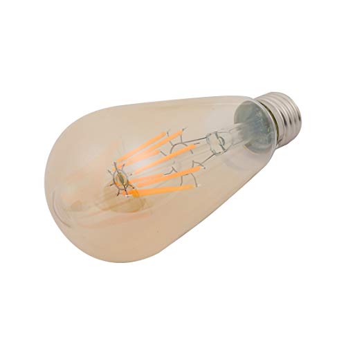 Aexit ST64 AC Lighting fixtures and controls 85-265V 8W 2300K Vintage Edison Bulb Filament Light Antique Style E26 Base