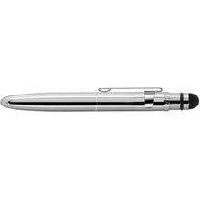 Load image into Gallery viewer, Fisher Space Pen Bullet Grip Space Pen with Clip and Conductive Stylus, Chrome (BGCCL/S)
