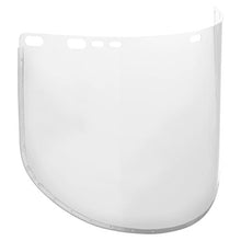 Load image into Gallery viewer, Jackson Safety Face Shield Window for Jackson Safety Headgear, 9&quot; x 15.5&quot; x 0.04&quot;, Aluminum Bound Acetate, Clear (Case of 50), 29091
