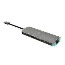 Load image into Gallery viewer, i-tec Portable 4K USB C Hub - 100W Power Delivery 4K HDMI Portable USB C Docking Station with Power Delivery, Metal, Ubuntu, Chromebook, macOS, MacBook Pro, Windows, USB-C Adapter, Automatic Backup
