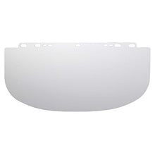 Load image into Gallery viewer, Jackson Safety Face Shield Window for Jackson Safety Headgear, 9&quot; x 19.25&quot; x 0.06&quot;, Polycarbonate, Unbound, Clear, 29103
