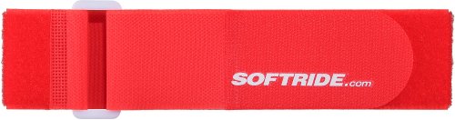 Softride SoftWraps, All Purpose Hook and Loop Tie Down Cinch Straps, Red, 24X2-inch, 2-Pack (26584)