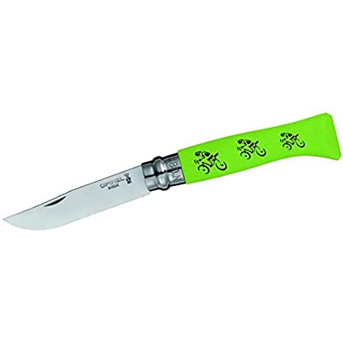 Opinel 001911 Number 8 Tour de France Locking Knife - Green