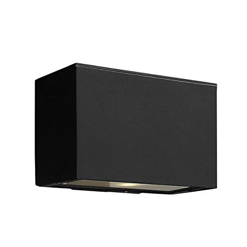 Hinkley One Light 1646SK-LED Transitional Wall Mount from Atlantis Collection Finish, Satin Black LED