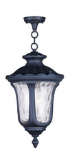 Load image into Gallery viewer, Livex Lighting 7858-04 Oxford 3 Light Outdoor Hanging Lantern, Black
