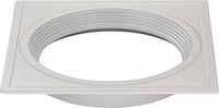 Satco S9530 Transitional Trim in White Finish, 6.63 inches