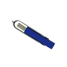 Load image into Gallery viewer, KINMIN USB 2.0 Swivel Flash Drive Memory Stick Pendrive Pack of 10 (32GB, Blue)
