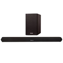 Load image into Gallery viewer, Toshiba TY-WSB600 2.1 Channel Bluetooth Soundbar TV Speaker: Sound Bar with Wireless Subwoofer, HDMI Arc with CEC, Optical, Coaxial, Aux and USB Inputs &amp; Remote Control
