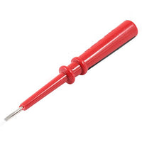 uxcell AC100-500V 10A Voltage Test Pen 3mm Slotted Screwdriver Red Black