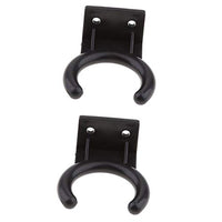 Baosity 2pcs Universal Wired Microphone Hook Holders Wall Stands Hanger