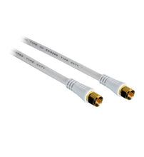 Load image into Gallery viewer, Vanco FFRG6U100W RG6 F Type Plug to F Coaxial CBL 100ft
