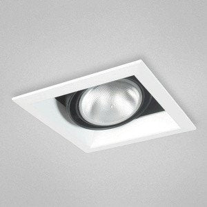 Eurofase TE131-02 1-Light PAR30 Recessed Mutiple Square Trim, White