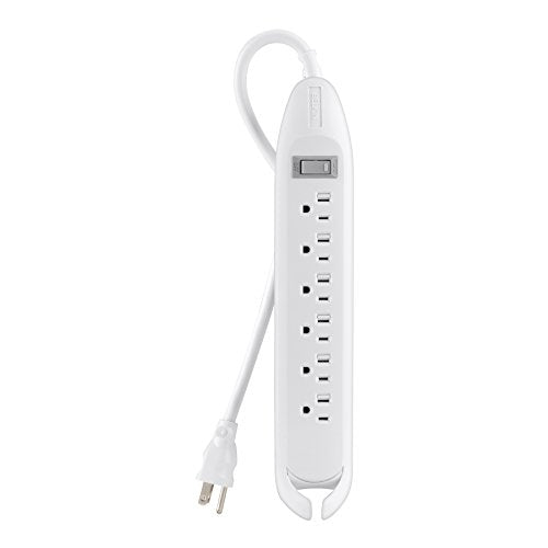 Belkin 6-Outlet Power Strip with Circuit Breaker and 12-Foot Cord (F9D160-12)