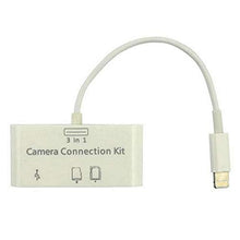 Load image into Gallery viewer, 3 in 1 USB Camera Connection Kit Memory Micro SD Card Reader for iPad iPhone iOS 11
