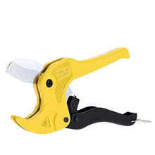 Load image into Gallery viewer, TNI-U TU-6301E Ratcheting PVC Pipe Cutter High Quality Plastic Pipe and Tubing Cutter Dual Colors Handles Sharp Cutting Tool
