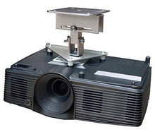 Load image into Gallery viewer, PCMD, LLC. Projector Ceiling Mount Compatible with Infocus IN124x IN126x IN128HDx IN124STx IN126STx with Lateral Shift Coupling (5-Inch Extension)

