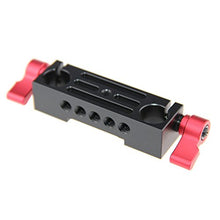 Load image into Gallery viewer, CAMVATE Aluminum 15mm Rod Clamp Railblock for DSLR 15mm Rail Rig Support System(Red)
