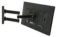 Load image into Gallery viewer, Mount It! Mi 2041 L Black Single Arm Full Motion Articulating Tilting Tv Wall Mount Bracket | Compute
