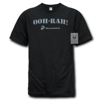 Rapiddominance OOH-RAH Military Graphics Tee, Black, Medium