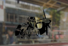 Load image into Gallery viewer, 25 Centimeters Air Pilot Airplane Driver Vinyl Sticker Funny Decals Bumper Car Auto Laptop Wall Window Glass Snowboard Helmet MacBook Skateboard Guitar
